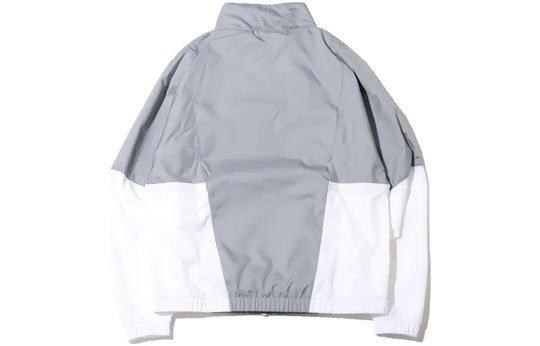 Air Jordan Colorblock Stand Collar Jacket Gray DJ0388-090