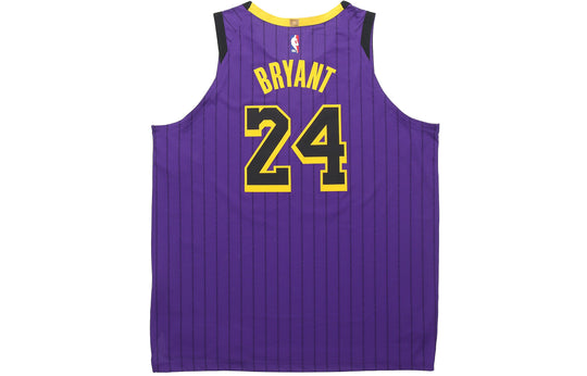 Nike NBA Jersey Kobe Bryant SW Fan Edition 18-19 Season City Limited Lakers No. 8 Purple (Men's/Lakers/Fans Edition) AV4270-504 US M