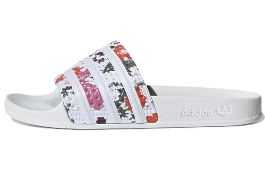 (WMNS) adidas Adilette Slide 'White Floral' H00142