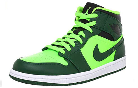 Air Jordan 1 Mid 'Hulk' 554724-330 Retro Basketball Shoes  -  KICKS CREW