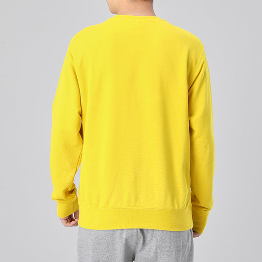 Nike Sportswear Club Solid Color Round Neck Sports Yellow BV2667-735 ...