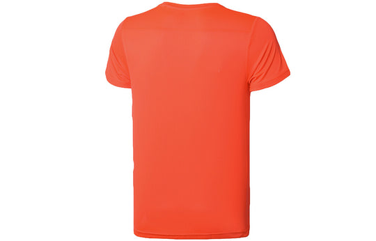 adidas Casual Sports Round Neck Breathable Short Sleeve Orange Red FR8378