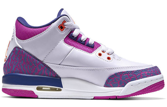 (GS) Air Jordan 3 Retro 'Barely Grape' 441140-500 Retro Basketball Shoes  -  KICKS CREW