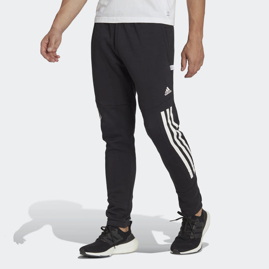 adidas Sportswear FUTURE ICONS THREE STRIPES PANT - Tracksuit bottoms -  black/white/black 