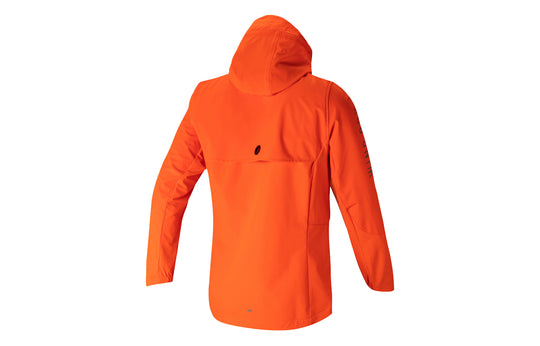 adidas Wind.Rdy Jkt M Logo Zipper Sports Hooded Jacket Orange GN5920
