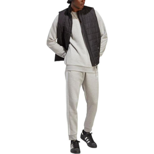 adidas Trefoil Crew Sweatshirt 'Grey White' IA4806