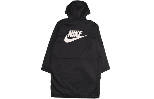 Nike Alphabet Logo Hooded Padded Jacket Black BV4695-010 - KICKS CREW