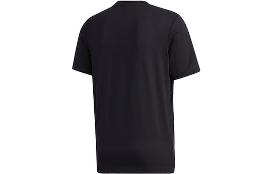 Men's adidas neo C+TEE Round Neck Black T-Shirt GJ8909