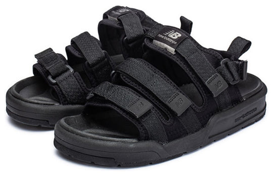 New Balance Velcro Unisex Black Sandals SD3205BBW