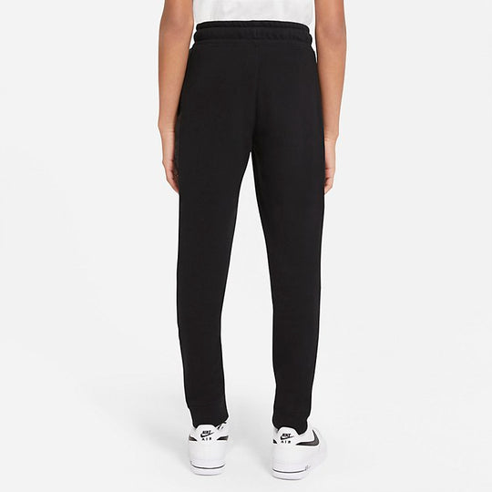 B Nike Sportswear FLC SWOOSH Pant Black DA0771-010 - KICKS CREW