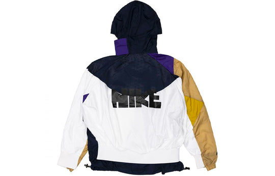 (WMNS) Nike x Sacai Hooded Anorak 'Obsidian/Court Purple' CD6298-451 Jackets  -  KICKS CREW