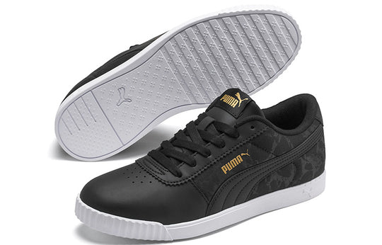 (WMNS) PUMA Carina Slim Veil Sneakers Black 371980-03