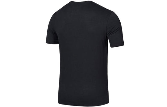 Nike DRI-FIT Running Quick Dry Breathable Athleisure Casual Sports Short Sleeve Black AO0651-010