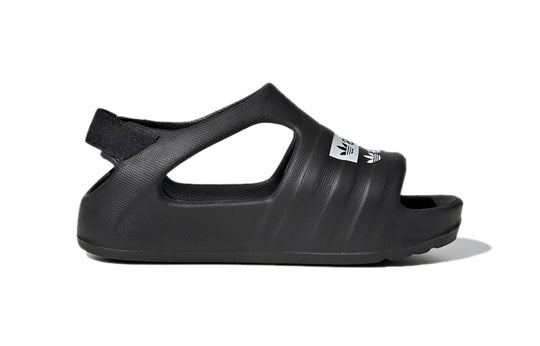 (TD) adidas originals Adilette Play Black Sandals 'Black White' EF6237