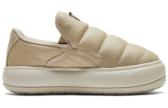 (WMNS) PUMA Suede Mayu Slip-on Sneakers Ivory 383827-02