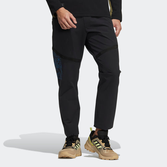 Men's adidas Winter Softsh P Outdoor Sports Pants/Trousers/Joggers Black HC0286