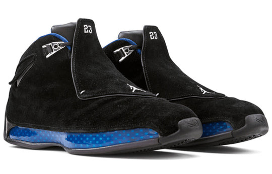 Air Jordan 18 OG 'Black Sport Royal' 2003 305869-041 Retro Basketball Shoes  -  KICKS CREW