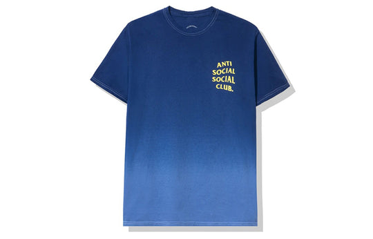 ANTI SOCIAL SOCIAL CLUB Gradient logo Short Sleeve Unisex Blue ASSC-527