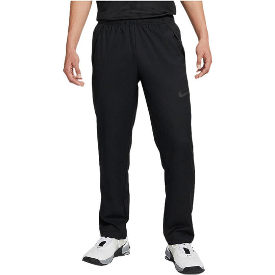 Nike embroidered side logo casual pants 'Black' DQ1904-010-KICKS CREW