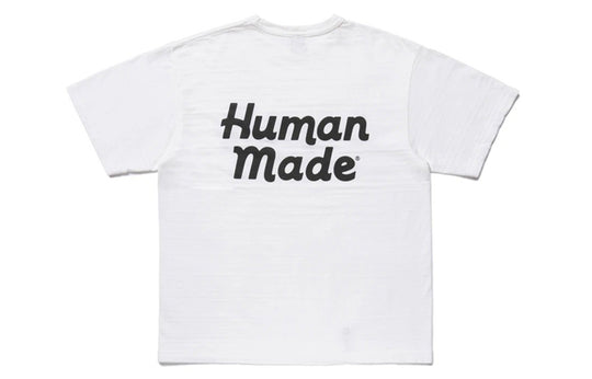 HUMAN MADE Logo Short-sleeved Unisex White HM19TE018