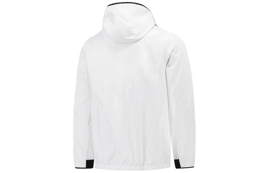 adidas Men's Sport Woven Windbreaker Jacket White GQ0623