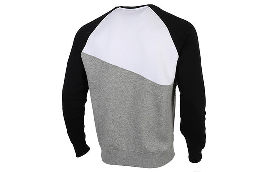 Nike Sportswear Swoosh Color Casual Collar Sports Men's Black And White Grey CZ4922-063