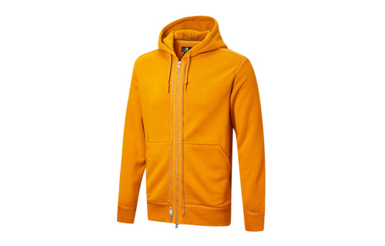Converse All-zipper Sports Casual HoodedShirts Unisex Orange 10019463-A06
