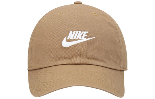 Nike Sportswear Heritage86 Futura Washed Cap 'Driftwood White' 913011-258