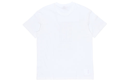 adidas Wj T Gfx Logo Series Printing Sports Round Neck Short Sleeve White GP0868