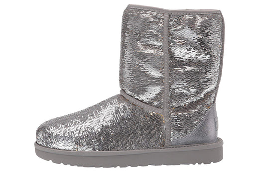 (WMNS) UGG Snow Boots 'Grey Silver' 9248759-GRAY - KICKS CREW