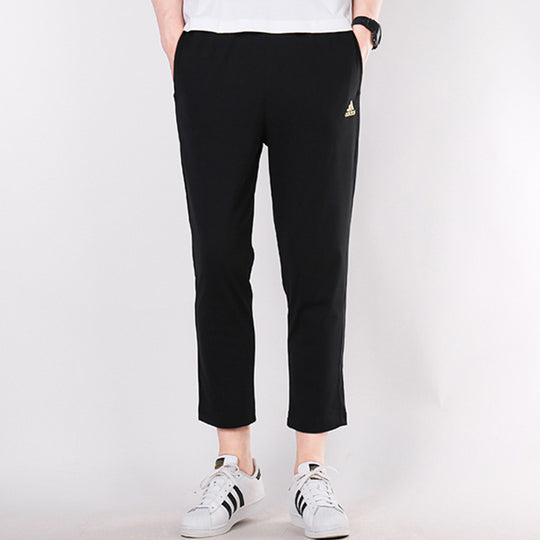 Men's adidas Knit Sports Black Cropped Pants/Trousers GL2241