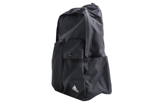adidas 3D BACKPACK Small Logo Multiple Pockets Pure Black Backpack HP1452