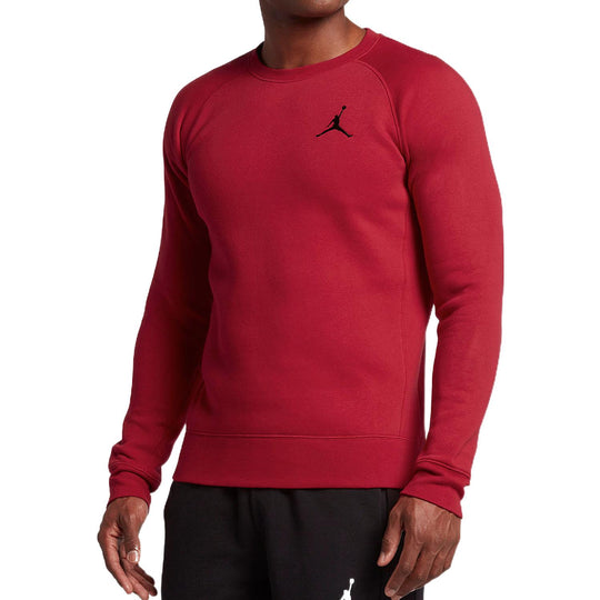 Air Jordan logo crew neck sweatshirt 'Red' 823069-687