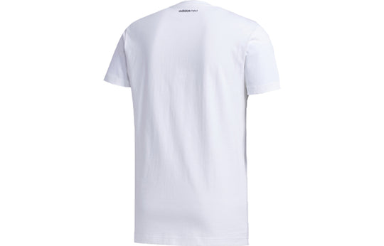 adidas neo M Faves Tee Sports Short Sleeve White FP7295