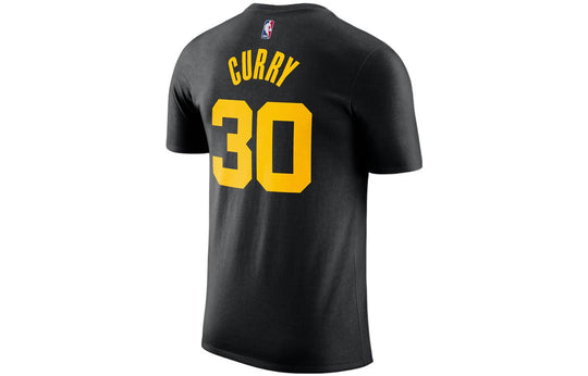Men's Nike Golden State Warriors Curry Numeric Alphabet Pure Cotton Ro ...