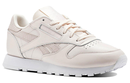 (WMNS) Reebok Classic Leather PS Low Tops Wear-resistant Pink CM9160