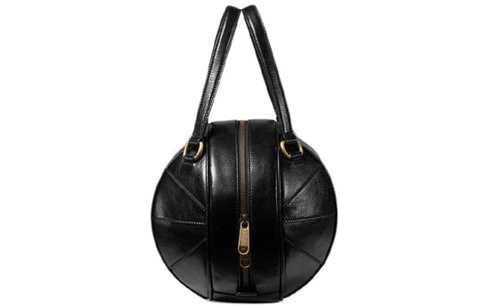 (WMNS) GUCCI Unisex Leather Enamel Logo Handbag Black 536110-0PL0T-1000 Handbag  -  KICKS CREW