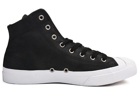 Converse Jack Purcell Hi Leather 'Black White' 157707C