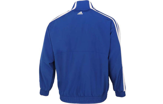 adidas T-MAC Classic Stripes Logo Half-Zipped Sports Jacket Men's Blue GH6689