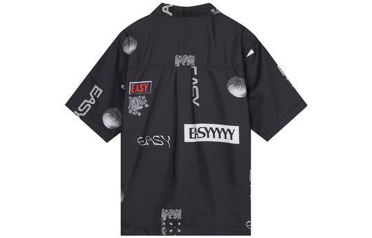 Nike Basketball Sports lapel Short Sleeve Shirt Black DO4024-010