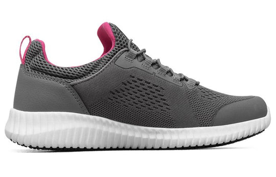 (WMNS) Skechers Cessnock Sneakers Grey/White/Purple 77260-GRY