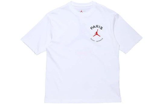 Air Jordan Round Neck Short Sleeve T-Shirt Men's White DJ0402-100 ...