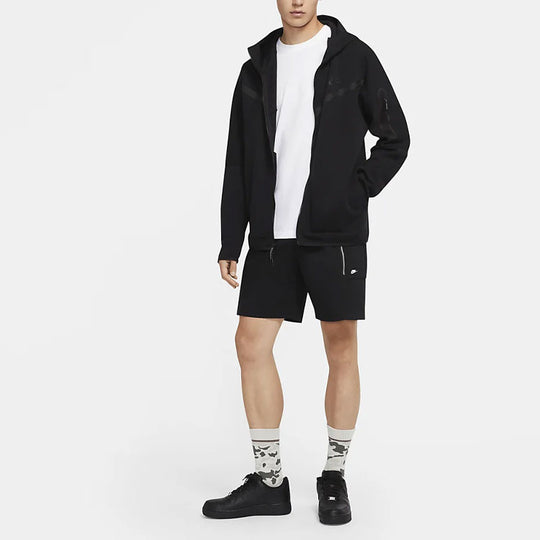 Nike Casual Sports Breathable Zipper Hooded Jacket Black CU4489-010