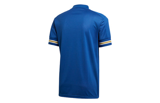 Men's adidas Home Fan Edition Short Sleeve Blue T-Shirt EK5571