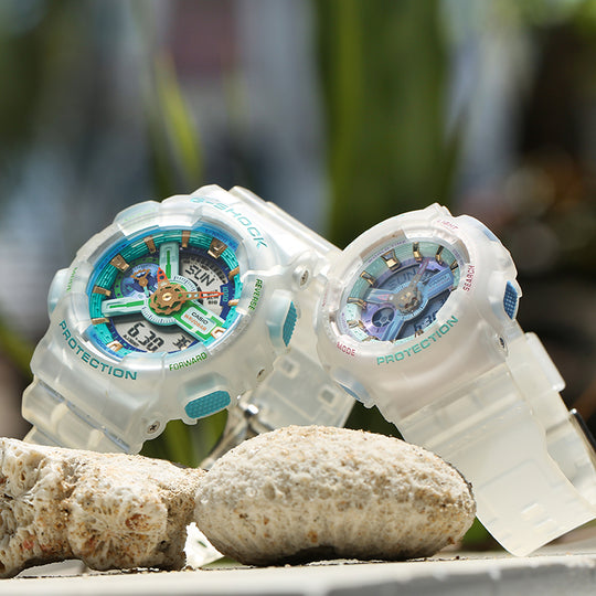 Casio Summer Lovers Analog-Digital Watch 'Translucent White' SLV-21A-7APFC-PERSON