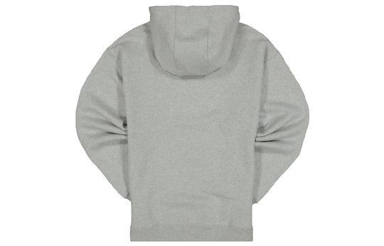 Nike Logo Solid Color Pullover Long Sleeves hooded Sports Gray CV0552 ...
