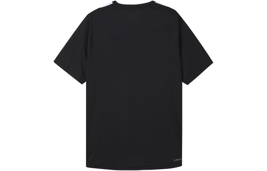 adidas D2M Tee Athleisure Casual Sports Short Sleeve Black DT3043