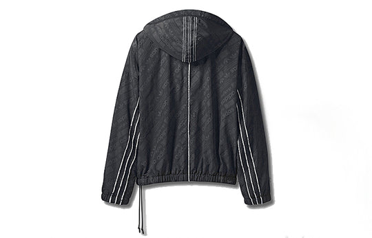 adidas originals x alexander wang Unisex Half Zipper Hooded Jacket Black BR9247