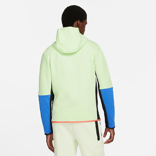 Nike Tech Fleece Full Zip Hoodie 'Lime Ice' CU4489-303 - KICKS CREW