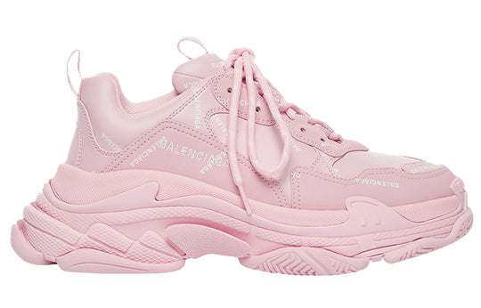 (WMNS) Balenciaga Triple S Sneaker 'Allover Logo - Pink' 524039W2FA15090